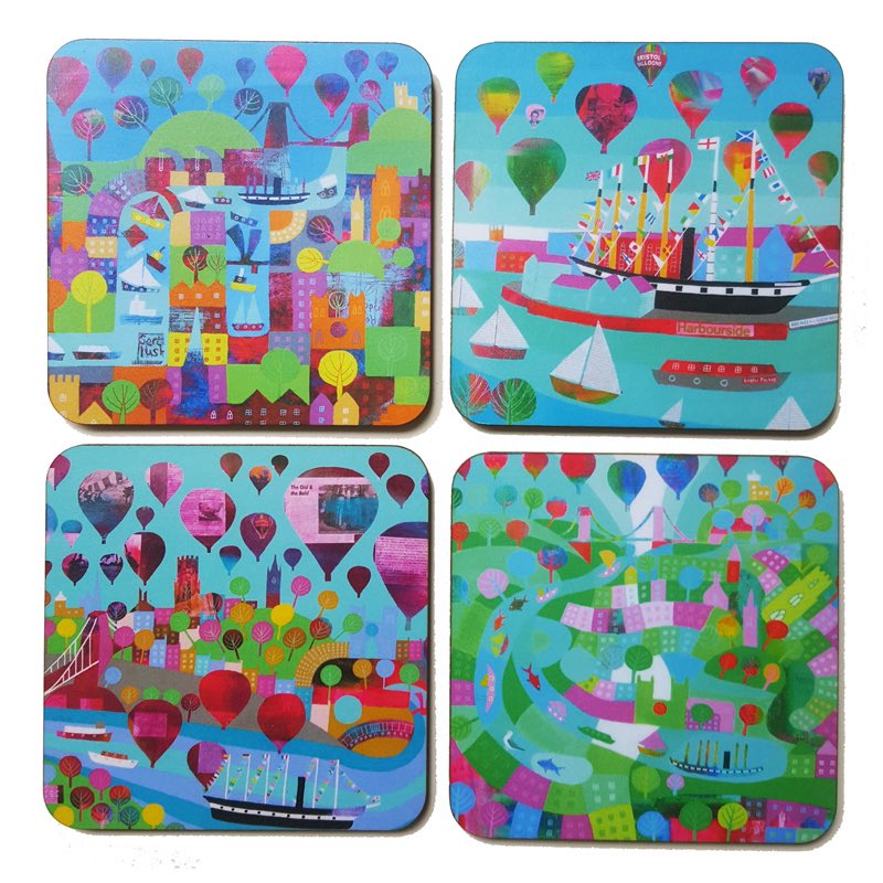 I bought some coasters by Jenny Urquhart today as gifts for my daughters’ teachers. Which got me thinking: what are some other great Bristol-themed stocking fillers? jennyurquhart.co.uk/shop-prints-an…