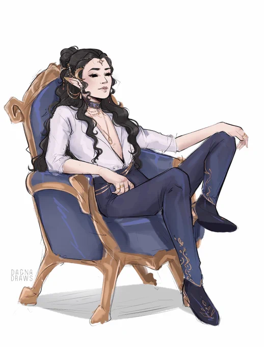 Ask me a number about Isolde (feel free to ask stuff not on the list too )#dnd #DnDcharacter 