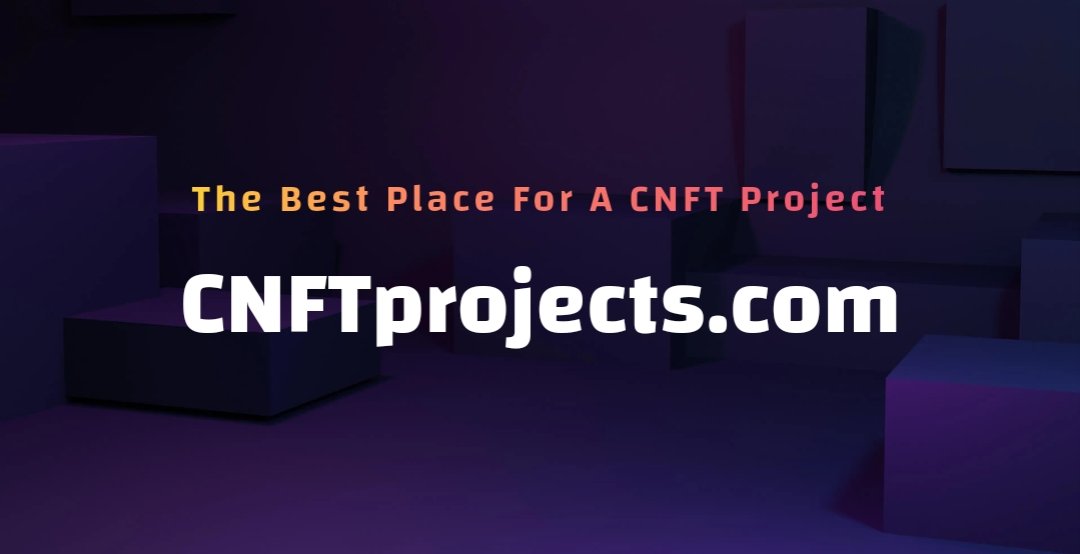 CNFT_projects's tweet image. #CNFTCommunity #CNFT
#Cardano #CardanoNFT
The New CNFT Project Platform🚀
🙌👌🎉
The Best Place For A CNFT Project
🔗 cnftprojects.com
