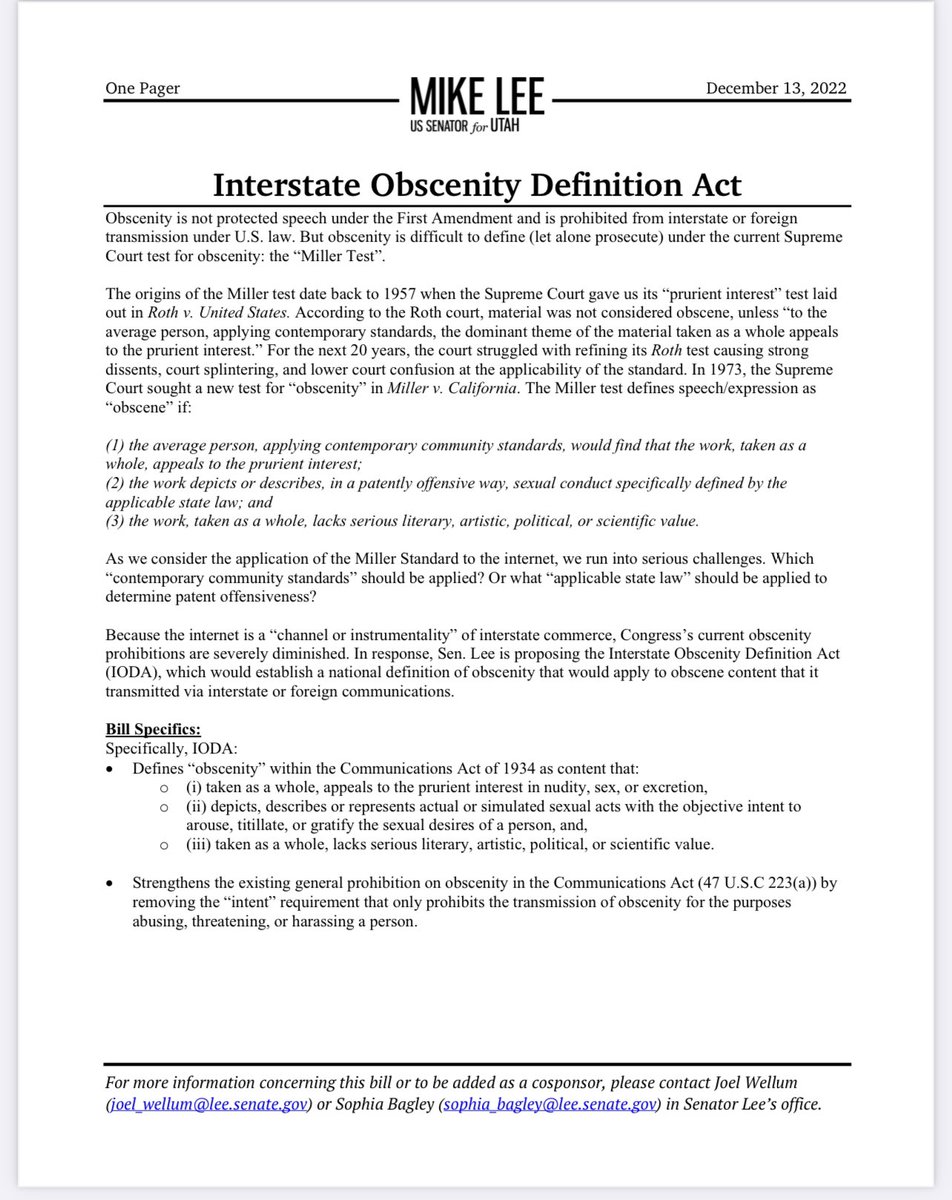 WebcamAcademyX's tweet photo. Attention adult creators, webcam models and all people who make an income from adult work.

THIS IS AN ALL HANDS ON DECK MESSAGE. CALL YOUR SENATOR &amp; TELL THEM TO NOT SUPPORT @SenMikeLee &amp; HIS PURITANICAL BS OVERREACH.

FIND YOUR SENATOR NUMBERS HERE...

https://t.co/r16G4Wuqqp https://t.co/CaG9Vx3OFF