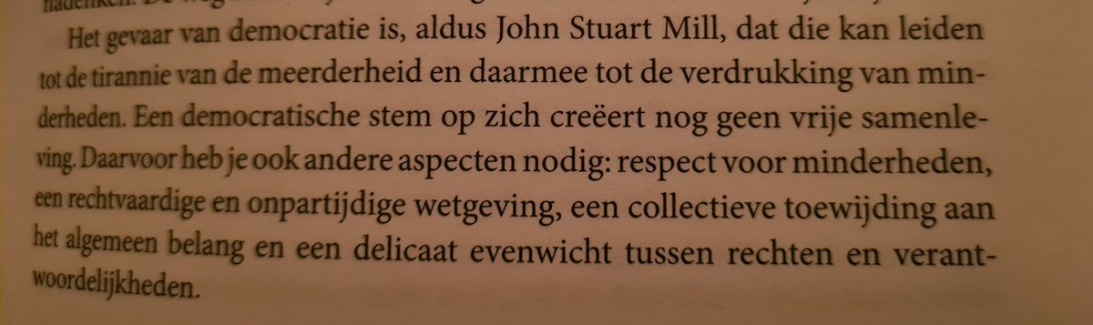 Als ik naar regering en parlement kijk dan krijg ik soms een 'John Stuart Mill' gevoel