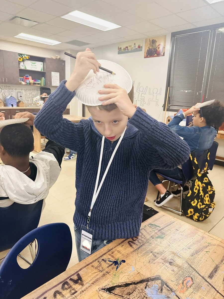 Last day before Christmas break, we needed some fun! We played a drawing game and the students had to draw a Christmas scene following my directions. This was a blast!