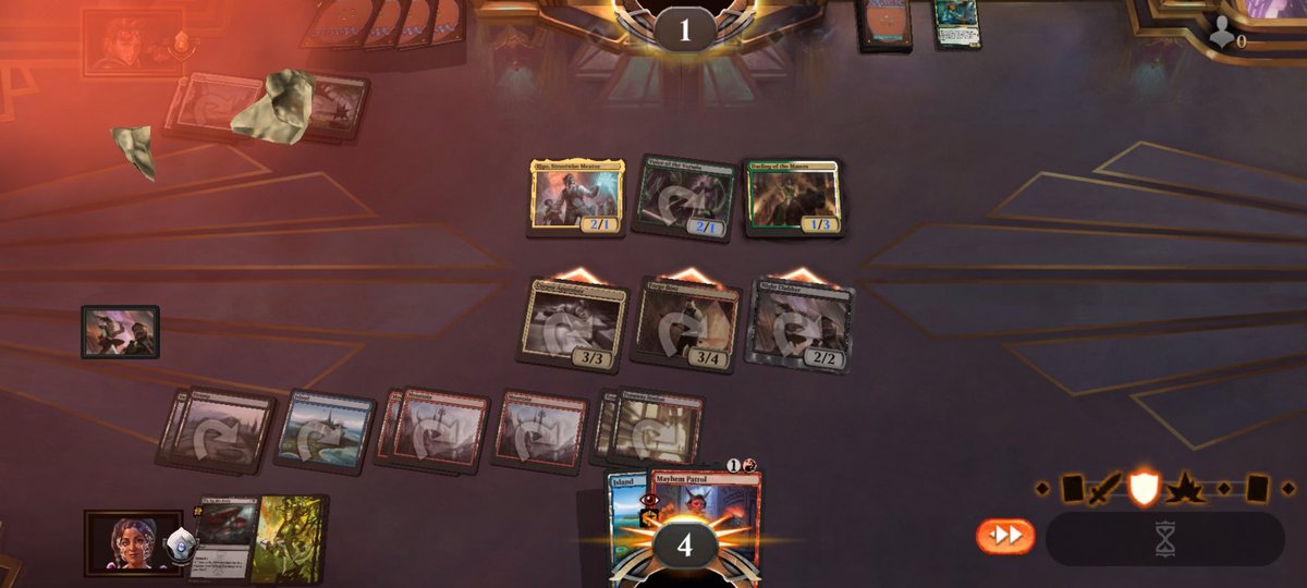 t3dy's tweet photo. 7-0 with what felt like one of the strongest decks I've ever drafted. Three of the games were somewhat close. Won a couple with Call In a Professional to face! Card is great for cutting through shield counters too. #NewCapenna @fireshoes @limiteddecks https://t.co/3mGWqriVU6