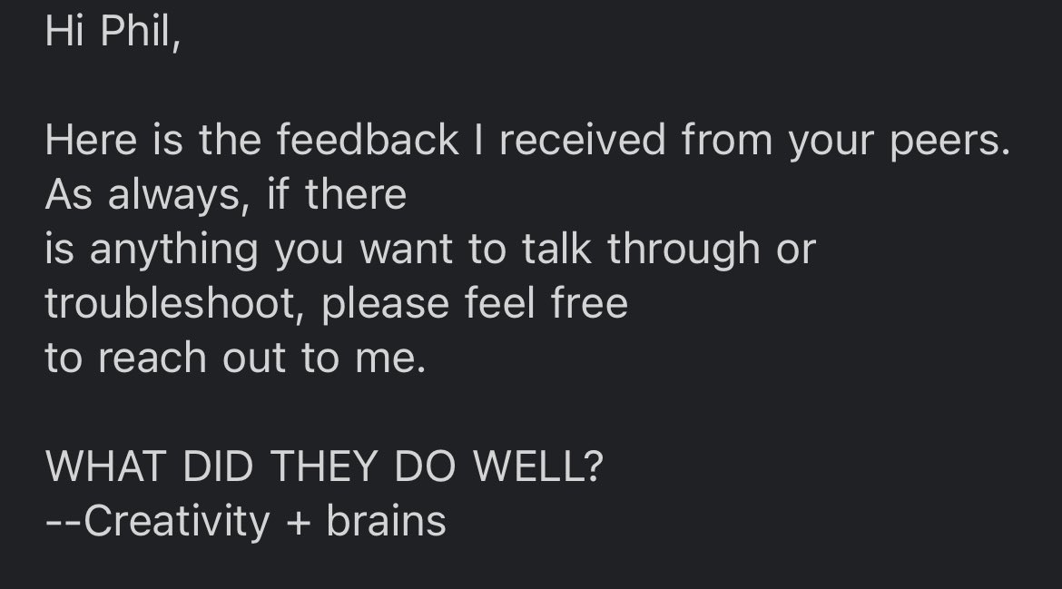 “Creativity + brains” … When the team sees you ❤️🥹💜😌✨
