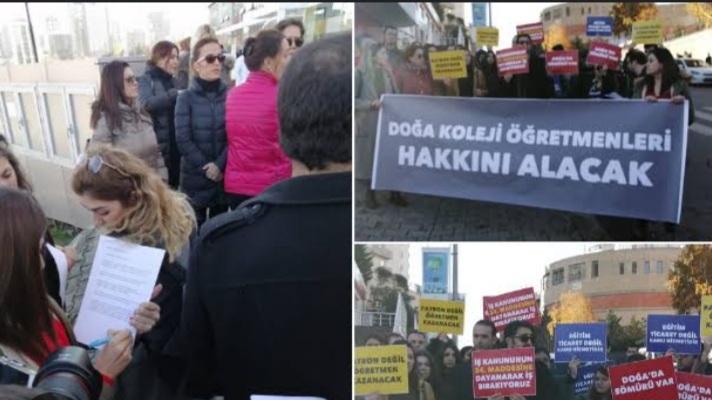 🔴Özel okul öğretmenlerinin yaptığı ilk boykotun yıldönümü kutlu olsun!

🔴16-19 Aralık 2019'da Doğa Koleji öğretmenleri tarihe büyük bir iz bıraktı. 

Mücadelemiz tüm öğretmenler insanca çalışma koşullarına kavuşana kadar devam edecek. Selam olsun boyun eğmeyen öğretmenlere! ✊