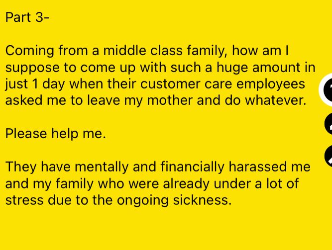 Palakmhjn's tweet photo. Its my humble request to the @PMOIndia and @myogiadityanath to please look into the matter.
@FinMinIndia @DFS_India @OmbudsmanPh @HDFCERGOGIC @irdaindia @nsitharaman @ftindianews @AmitShah @CMOfficeUP @consumersindia @Consumer2Court
#cheaterhdfcergo #customerharassment https://t.co/Z5ddTo2J2D