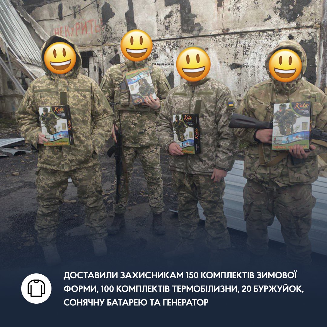 nix_ukraine's tweet photo. Свята наближаються, тож не забуваєм�� про подарунки нашим захисникам 💙💛! https://t.co/KpCZf53vl7