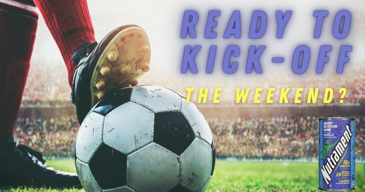 nutrament's tweet photo. What is your goal for this weekend? Grab you favorite Nutrament flavor for some extra energy ⚡and make it happen! #weekendenergy #weekendvibes #weekendgoals #kickofftheweekend #worldcup2022 #whatfuelsyou https://t.co/AcbQI4xnS9