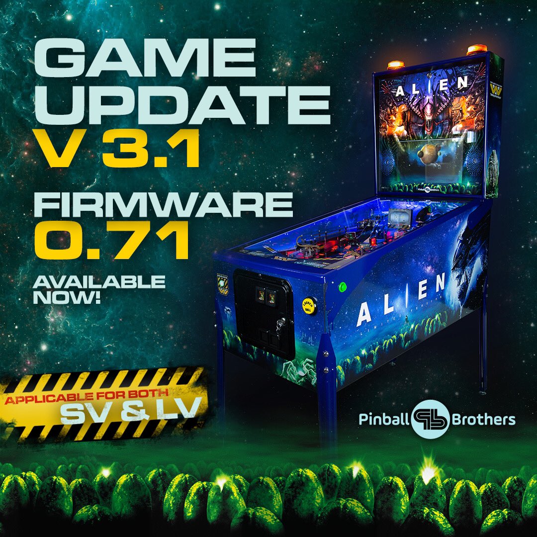 Hi Peeps, check out the latest Firmware and Software Update!
#alienpinball SV and LV!

pinballbrothers.freshdesk.com/support/soluti…