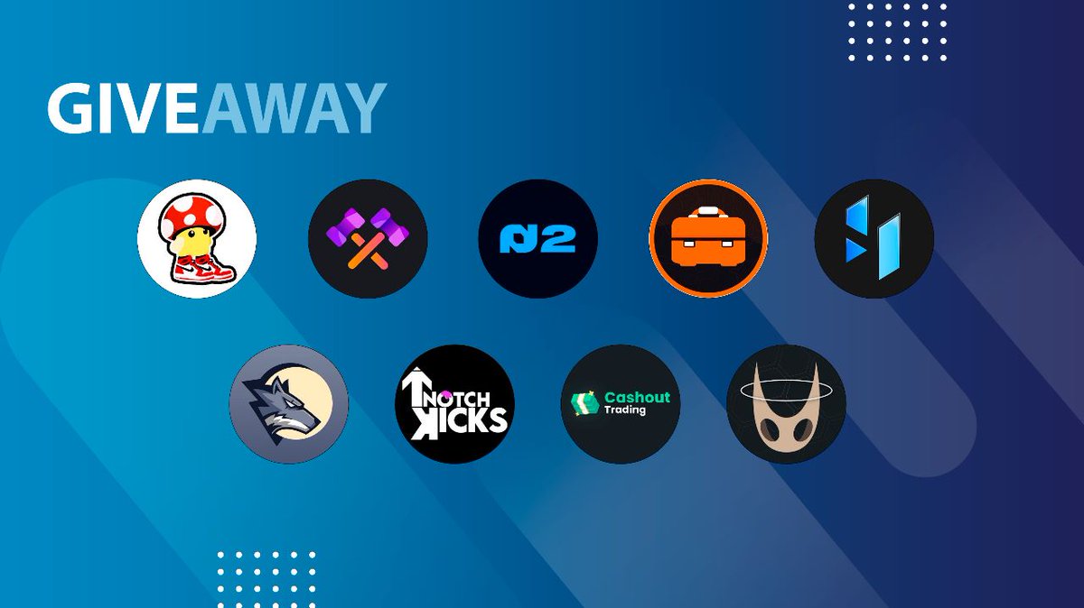 Cashout Trading (@cashouttrading) on Twitter photo 🐒GIVEAWAY TMIE🐒
1x @HypeNotify_ Free Monthly
2x <a href="/mushroomproxy/">Mushroom Proxy</a> 2gb
2x <a href="/hammerproxies/">Hammer Proxy</a> 2gb
1x <a href="/NotifySquared/">N2</a> and <a href="/topnotchkicks/">Top Notch Kicks</a> Monthly
3x <a href="/ZalTools/">ZalTools</a> Weeklies
@WolfProxies_ 5gb Starlight Resis
1x <a href="/CashoutTrading/">Cashout Trading</a> Mem.
<a href="/HollowProxies/">Hollow Proxies</a> 3gb Resi 3 winners
🔶FOLLOW ALL🔶RT🔶TAG 2 🐒GIVEAWAY TMIE🐒
1x @HypeNotify_ Free Monthly
2x <a href="/mushroomproxy/">Mushroom Proxy</a> 2gb
2x <a href="/hammerproxies/">Hammer Proxy</a> 2gb
1x <a href="/NotifySquared/">N2</a> and <a href="/topnotchkicks/">Top Notch Kicks</a> Monthly
3x <a href="/ZalTools/">ZalTools</a> Weeklies
@WolfProxies_ 5gb Starlight Resis
1x <a href="/CashoutTrading/">Cashout Trading</a> Mem.
<a href="/HollowProxies/">Hollow Proxies</a> 3gb Resi 3 winners
🔶FOLLOW ALL🔶RT🔶TAG 2