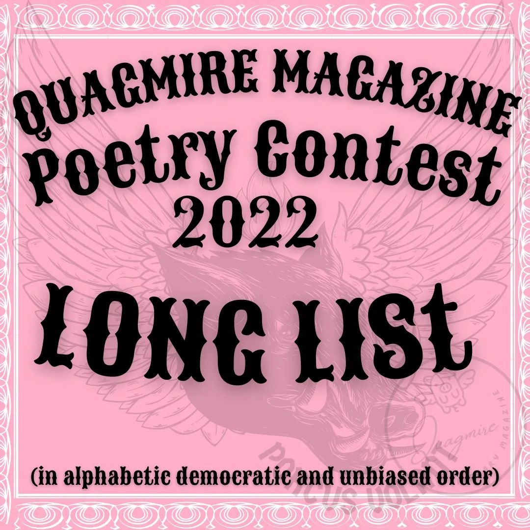 Our poetry contest long list is here!