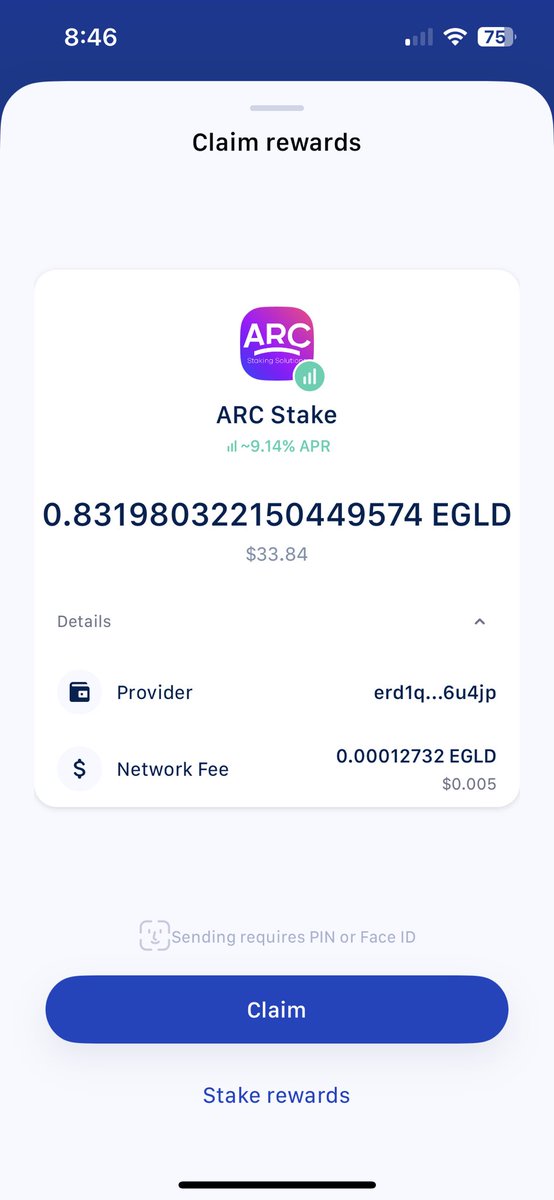 My rewards are used for growing the network $33.84 that I’ll be keeping for myself since #egld holders don’t like my videos