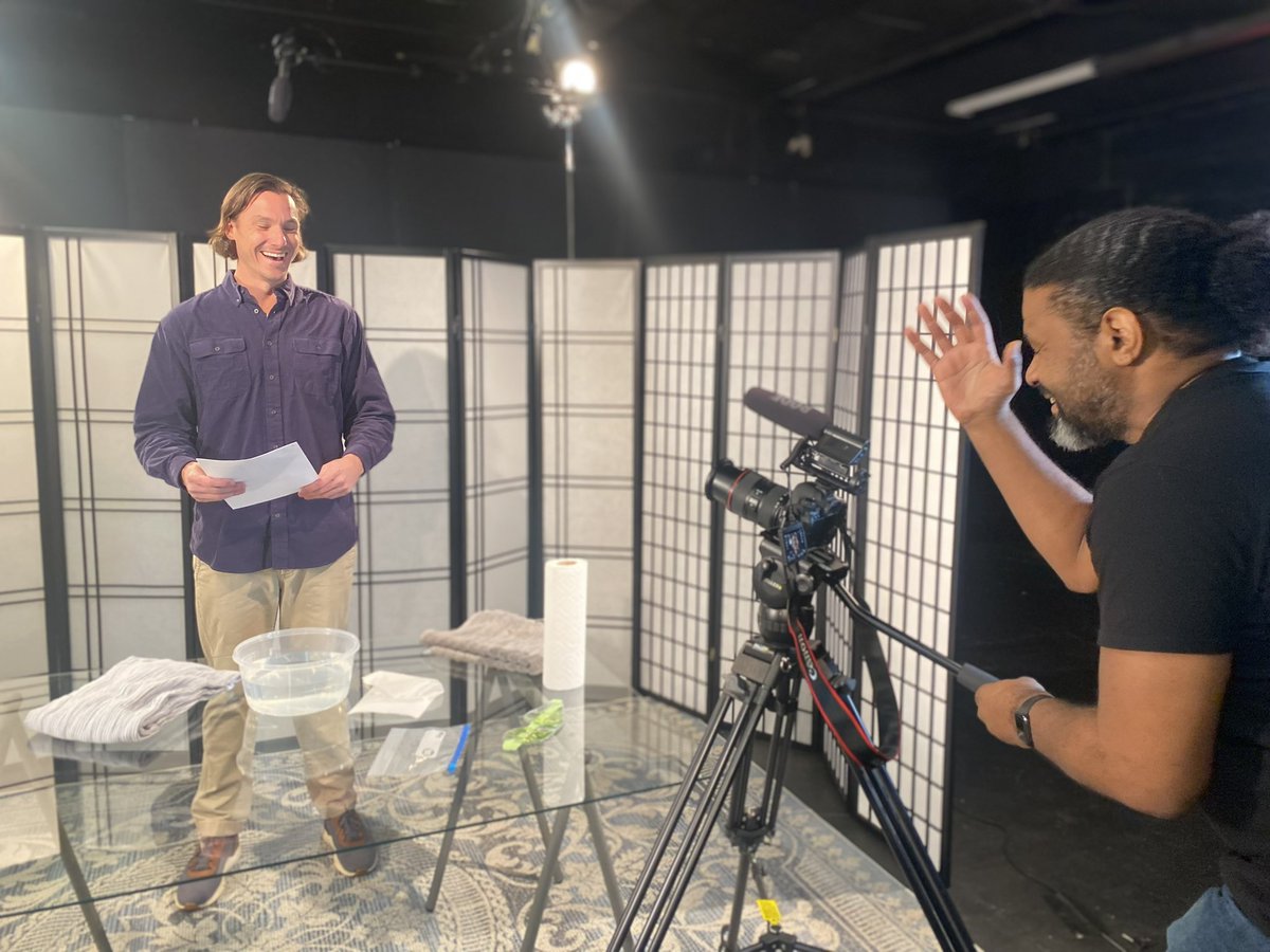 hopewwr's tweet photo. Filming demonstrations of evidence based anxiety reducing techniques #divingreflex for @UofSC @uofsccosw @HRSAgov grant. Thanks to @tonygloster @englert_adam @TeriBrowne @AidynIachini https://t.co/HwrLceQNH7