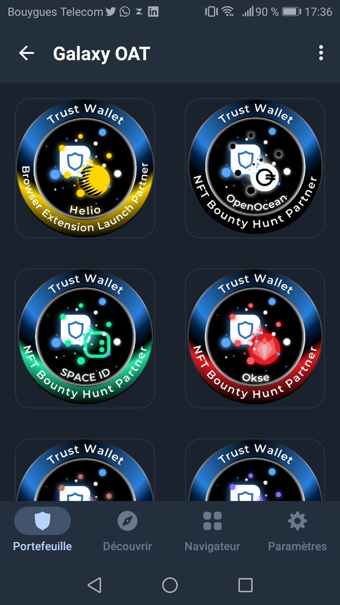 Zforfight's tweet photo. @TrustWallet All my NFTs, I managed to get 13 #TrustWalletNFT https://t.co/VKub4udHCs