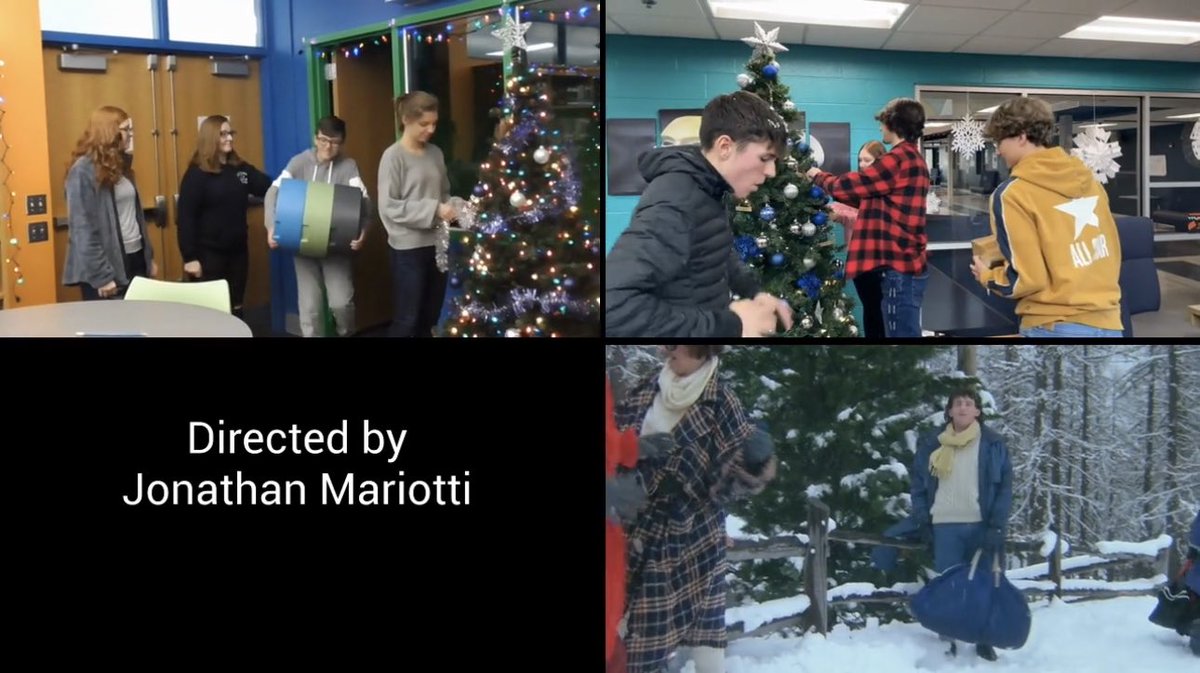 They did it. Those CAHS Juniors premiered their film today. About a month of planning and schedule-juggling to film scenes and piece this production together. Happy Holidays from CAHS Falcon Productions / <a href="/CAHSBusiness/">CAHS Business</a>  Click the link below to watch!  

video.casdfalcons.org/show?video=c96…