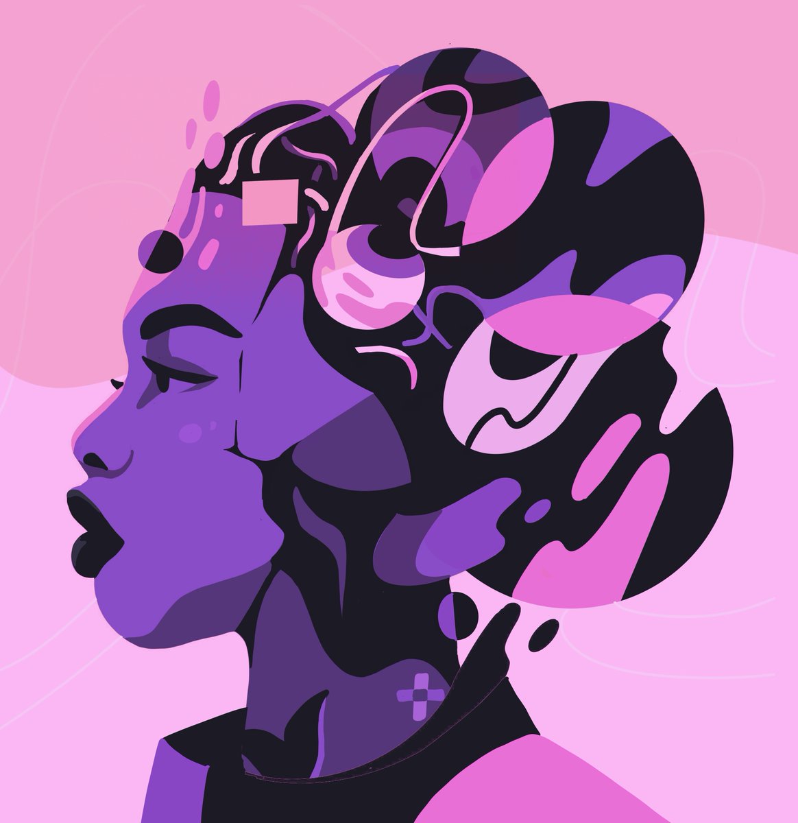 @0xmd10 💜"Her renaissance"💜
'She had been forgotten and obsolete in a world saturated with few like her, but that led her to be reborn from her most authentic vision.'
Open edition for 0.022ETH 
Closes tomorrow