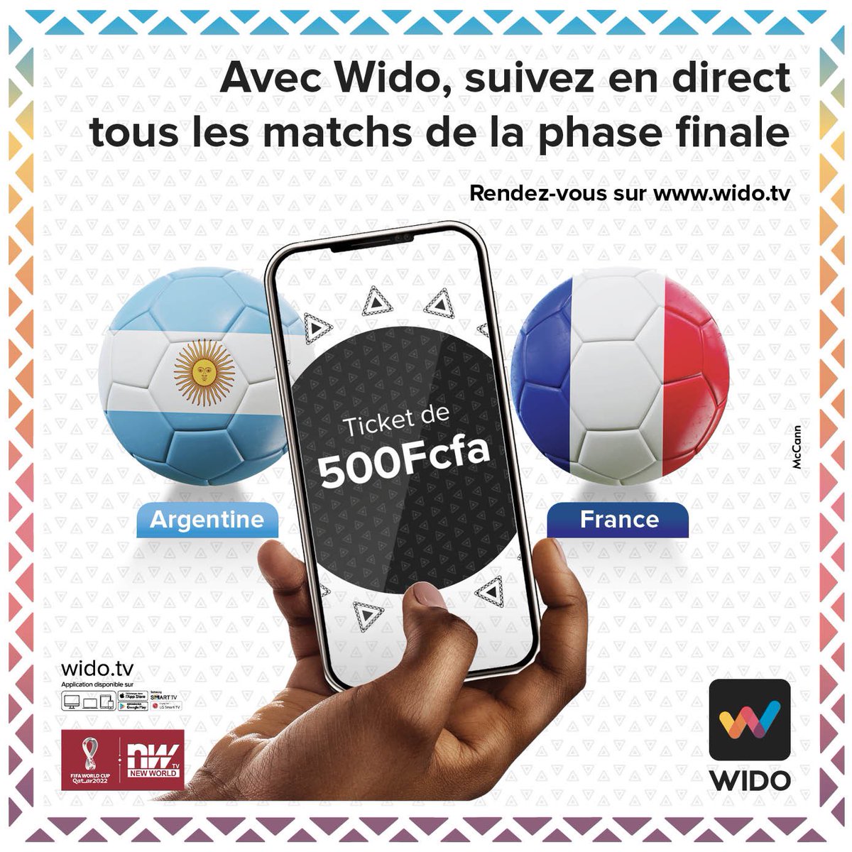 max_it_tv_sn's tweet photo. Ci phase finale bi sa ticket WIDO 500 F CFA rek la !
Waaawaw 500 F CFA au lieu de 4 000 F CFA pour mëna dundu matchs 3ème place ak Finale.
RDV sur https://t.co/zjRdGjrWGF pour prendre ton ticket et suivre en direct les derniers matchs de la CDM
#MënNaNekk #widocdm https://t.co/KgkVk09E5v