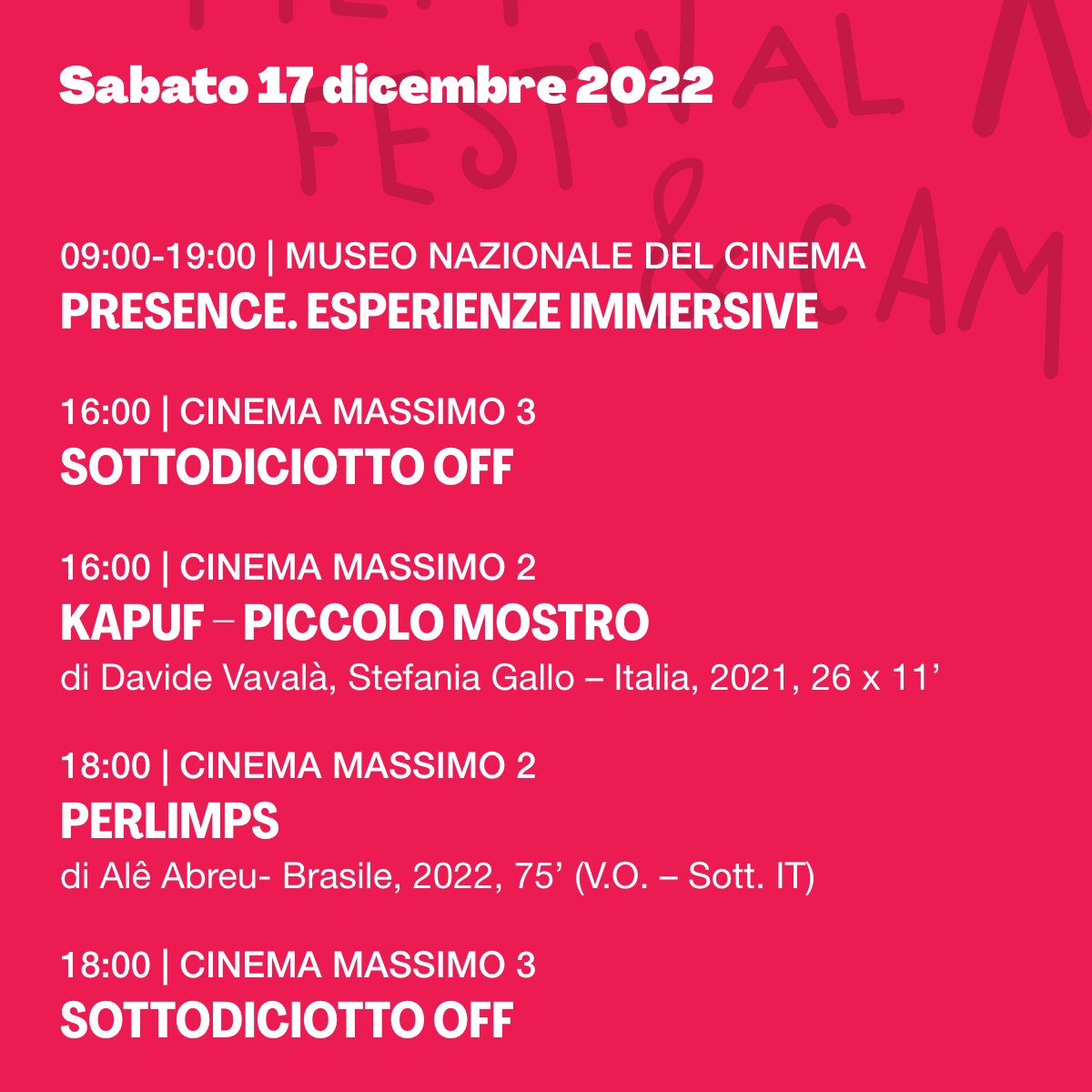 Sottodiciotto's tweet photo. Un menu ricco di portate per la terza giornata di 𝐒𝐎𝐓𝐓𝐎𝐃𝐈𝐂𝐈𝐎𝐓𝐓𝐎 𝐅𝐈𝐋𝐌 𝐅𝐄𝐒𝐓𝐈𝐕𝐀𝐋 &amp; 𝐂𝐀𝐌𝐏𝐔𝐒: quale piatto scegli? https://t.co/Oh0nWhzq0c https://t.co/IvipIFOcqC