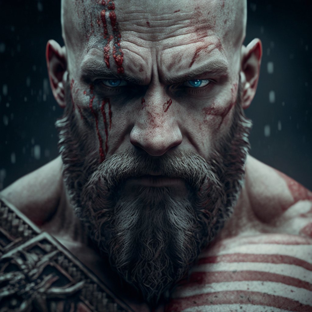 I used Artificial Intelligence to fan cast <a href="/TripleH/">Triple H</a> as Kratos in God of War Live Action! #GodOfWar #GodofWarRagnarok