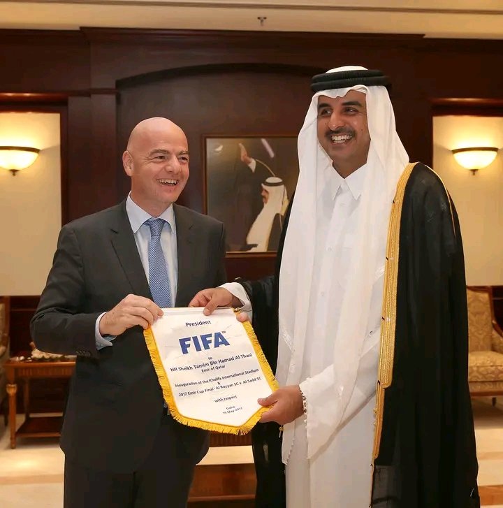 sanyangba's tweet photo. Breaking news: FIFA awarded Qatar with the best world cup organized award.
Congratulations to Qatar. https://t.co/vE9psJzOO3