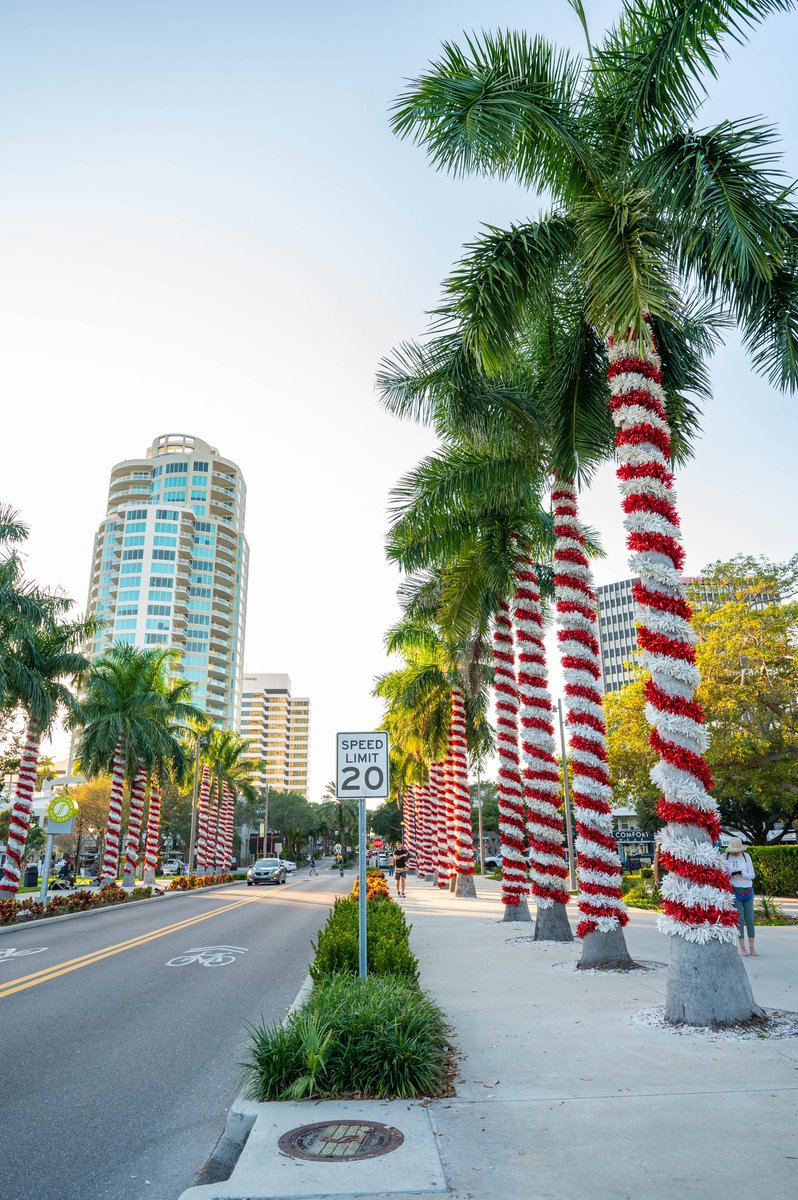 It’s begin to feel a lot like Christmas! Who’s loving these cooler, holiday-like temps that have moved into the destination? 🎅🌴☀️ #StPete #Florida