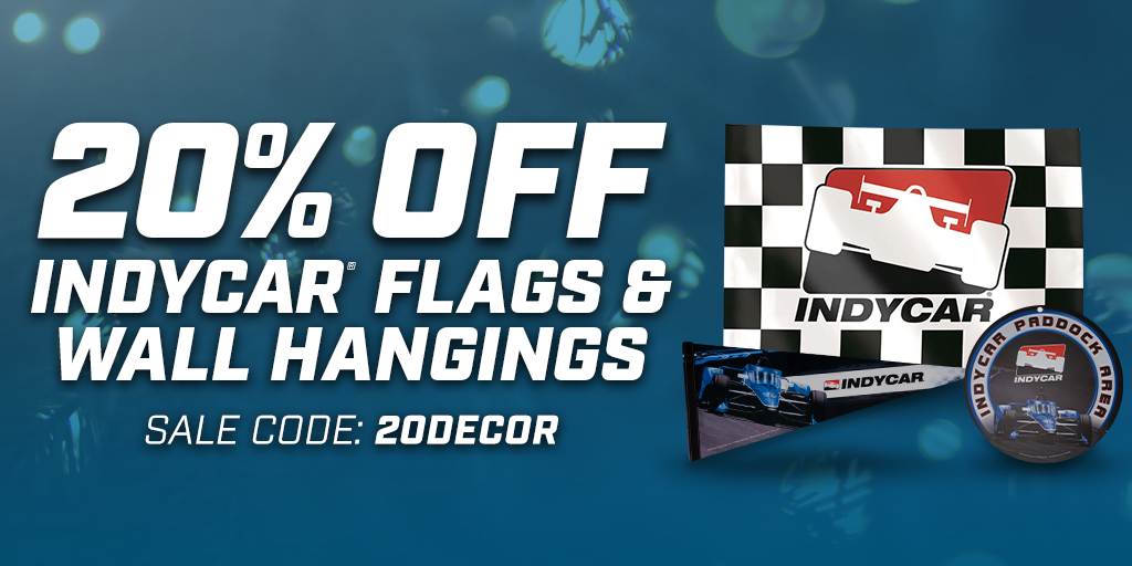 Decorate your race cave and save!  20% off flags &amp; wall hangings now through Monday, 12/19 at 10 am ET.  Shop> bit.ly/3UXrTZc

**Exclusions apply.  Enter code 20DECOR at checkout to receive discount.