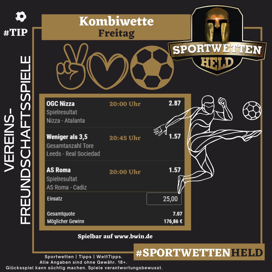 SportwettenHeld's tweet photo. We love #football  and sports betting!
Sportsbook #bwin_de Good Luck!

#SportwettenHeld #WettTipps #Bettingtips #tipico #bet365DE #unibet #betano #betway #bet #Bets
#bet365 #BoykottQatar2022 #FIFA #Fußball  #BettingTwitter #Sportsbet #Tipico_de #soccer #Sportsbettingtwitter https://t.co/h3M0XIoQDl