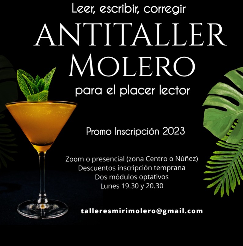 Hace tiempo que vengo craneando un taller para expandir el placer de leer, megaevolucionar como lector, para que florezcan las habilidades lectoras/escritoras. Acá está la propuesta.

Más detalles en instagram.com/p/CmPHb1YOlAx/…

En IG @leeryescribirantitalleres habrá updates.