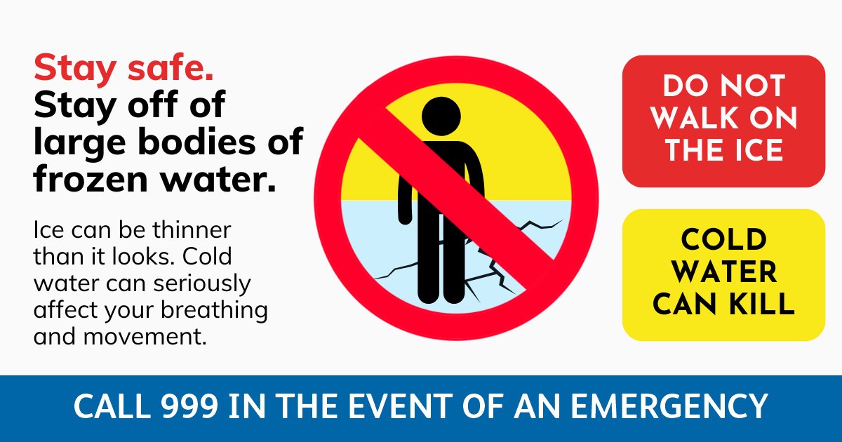 ❄️Take care around open water this winter❄️

If you see someone has fallen into icy water and is struggling, call 999 or 112 immediately and ask for the Fire Service. Do not attempt to rescue the person yourself. 

Find more tips online ➡ wmfs.net/safety/winter-…