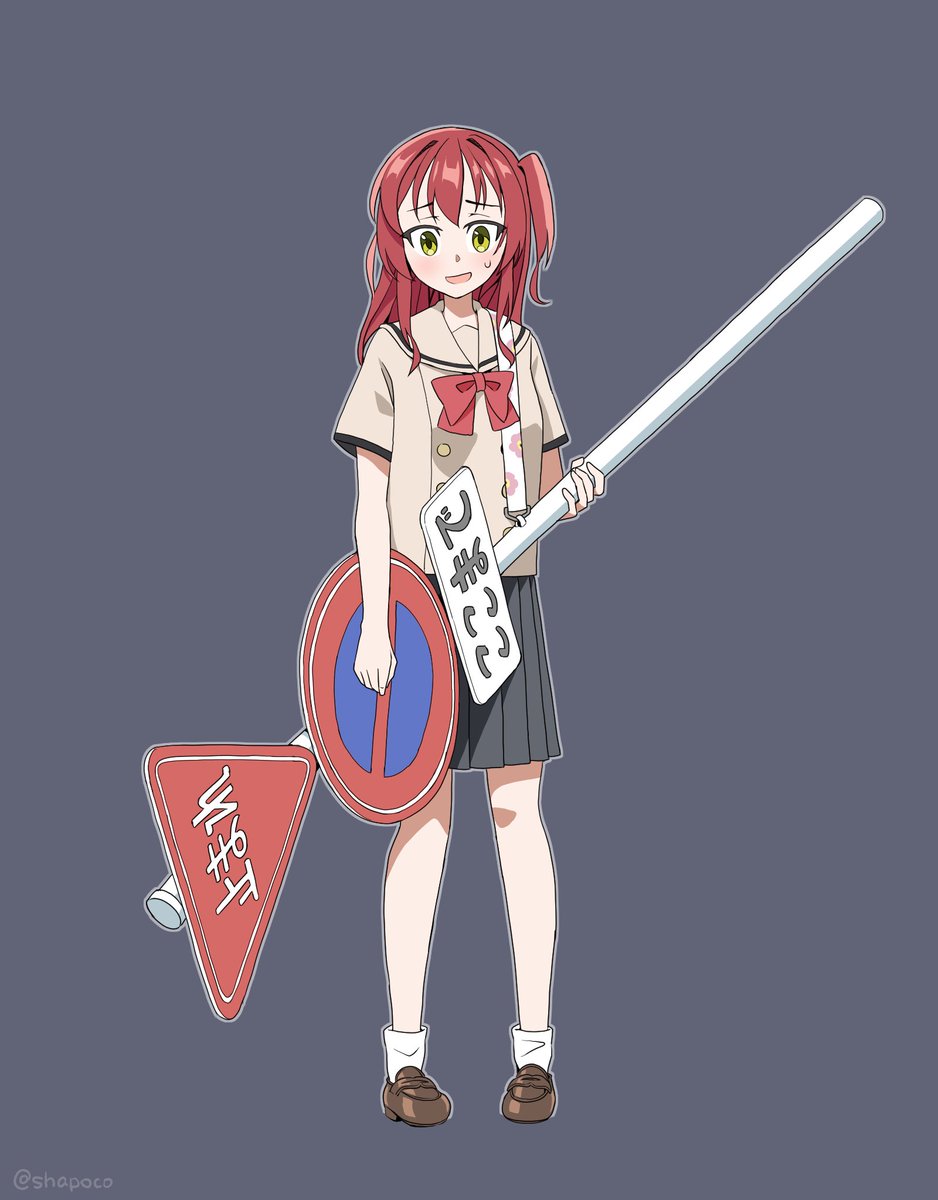 1girl solo school uniform red hair skirt holding pleated skirt  illustration images
