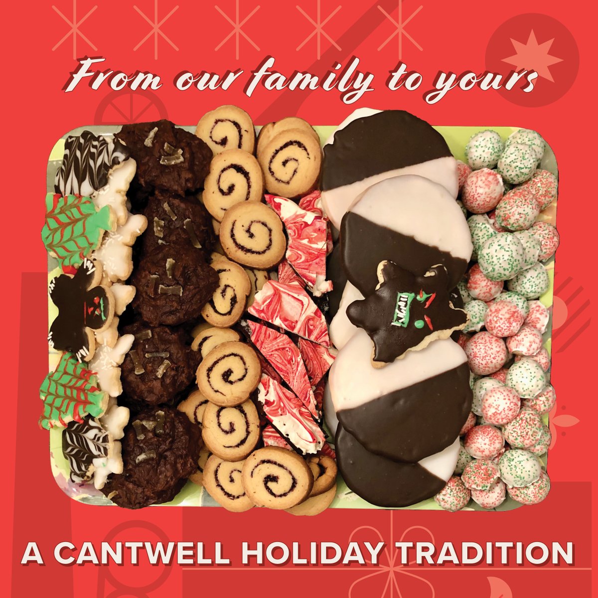 Each year the Cantwell family gathers to share in their tradition of baking over 20 varieties of cookies. What does your holiday tradition look like?