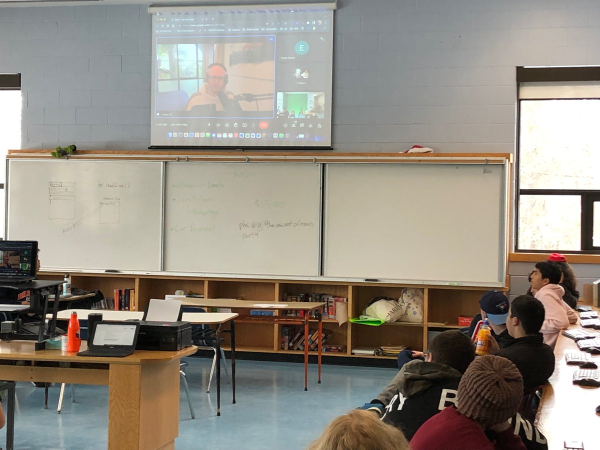 Wow! In my 16 years, that might be the coolest guest speak I've been a part of. Despite the snow day, lots of <a href="/BayridgeSS_LDSB/">Bayridge SS</a> students showed up to hear from <a href="/AzaelOfficial/">Isaac CB</a>, a legend in the eSports world, about life as a pro, careers in eSports, and more.  #bssCompSci