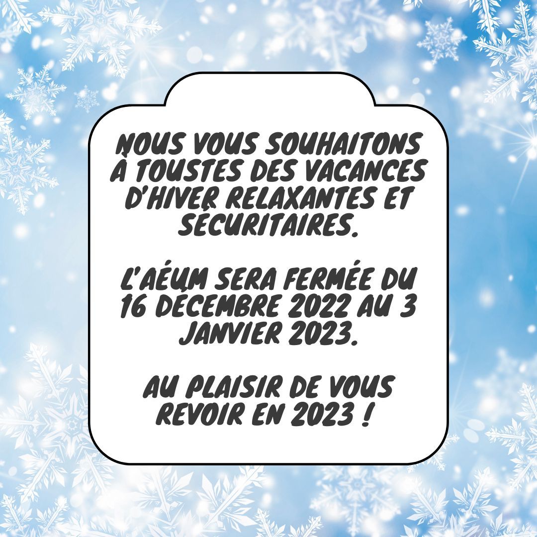 SSMUExternal's tweet photo. Au plaisir de vous revoir en 2023 ! 

See you in 2023!

#SSMU #ExternalAffairs #VPExternal #SSMUExternal https://t.co/mKYwKFOOUx