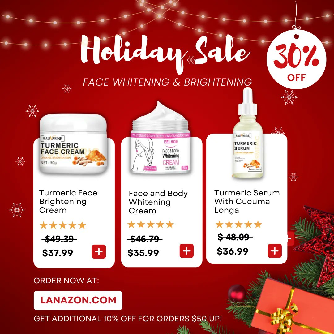 lanazonbeauty's tweet photo. Having a hard time thinking about the best #christmas gift? Boost your friend's or loved one's skincare routine! We got you! 😎😎 Browse these hair products and more on #Lanazon  #ChristmasSale #HolidaySale #BigDiscount #Onlineshopping #fastdelivery https://t.co/CPUEMSEd44