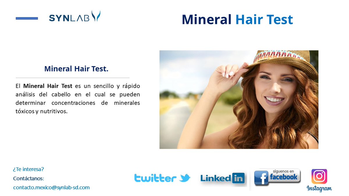 MineralHair Test evalúa el estado nutricional (por déficit o por exceso) del individuo así como de la exposición crónica a sustancias tóxicas, mediante análisis de macrominerales, microminerales, oligoelementos y elementos tóxicos en cabello.
