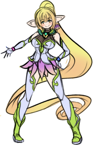 専用スキンスーツはこんな感じに。 