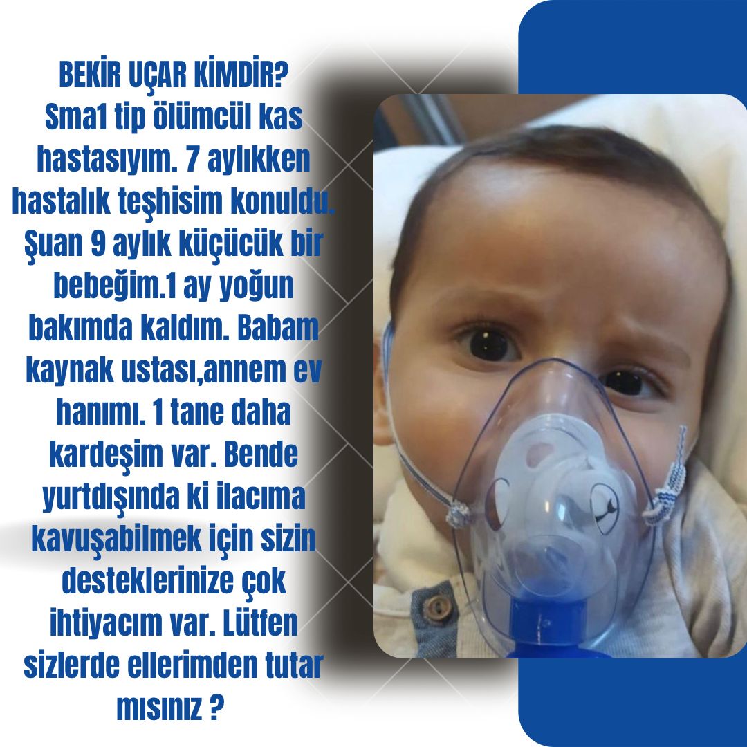 Bu Savaşımda Sana İhtiyacım Var👐 Bekir Sma Tip1 Ölümcül Kas Hastası Gelin hep beraber bebeğimizin elinden tutalım 🎈 IBAN KUVEYT TÜRK TR48 0020 5000 0982 1153 7000 01 🌿BEKİR UÇAR🌿 Kampanyamız Valilik İzinlidir 🔐