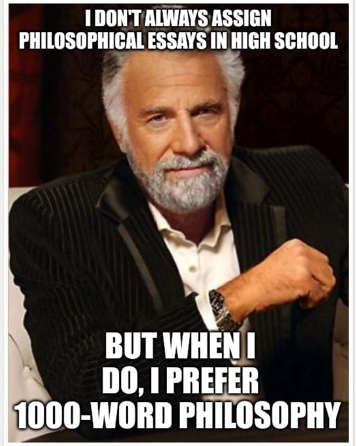 1000wordphil's tweet photo. #philosophy #teaching #highschool #ethics #highschoolteaching https://t.co/3aGA0E1mm1