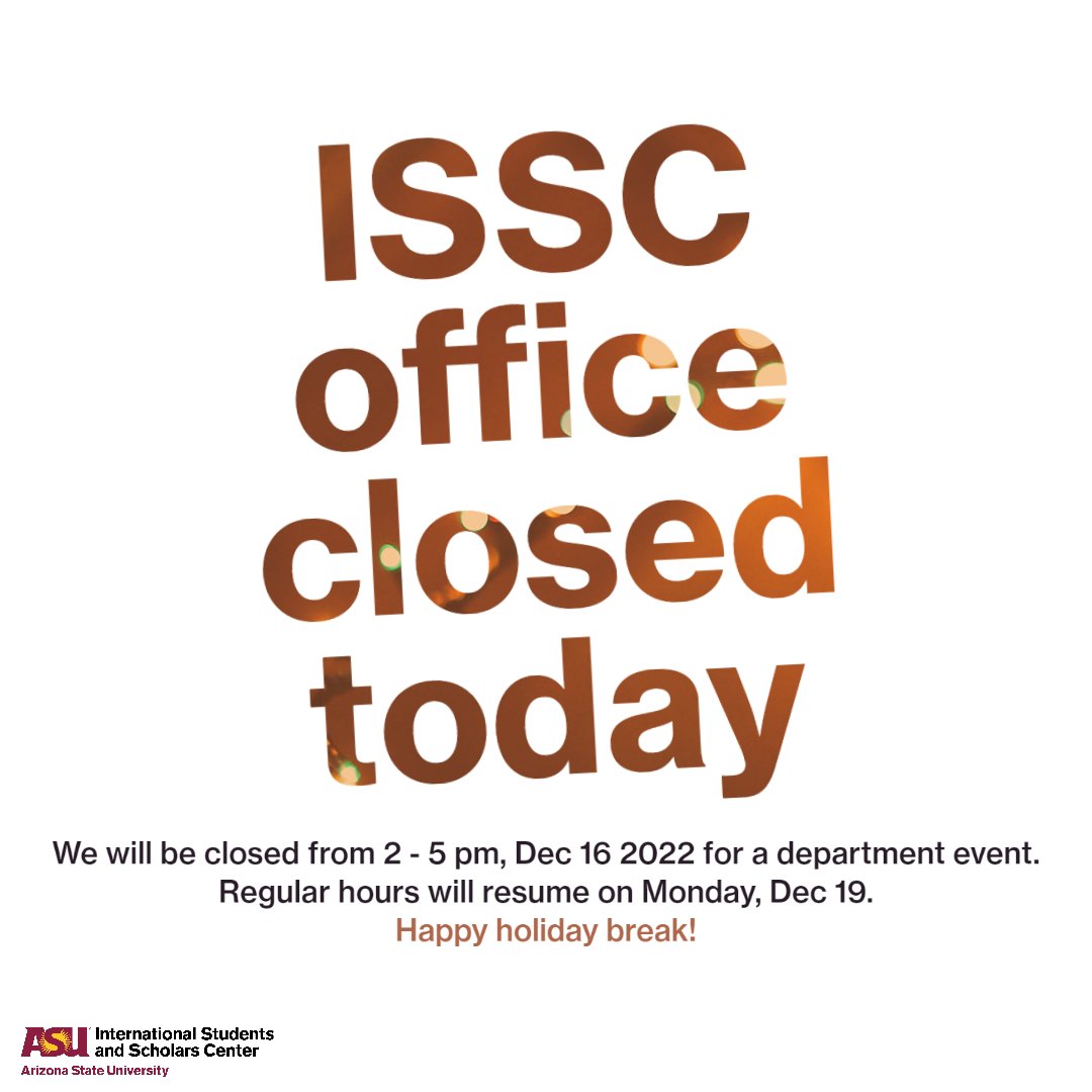 ASU ISSC tweet media