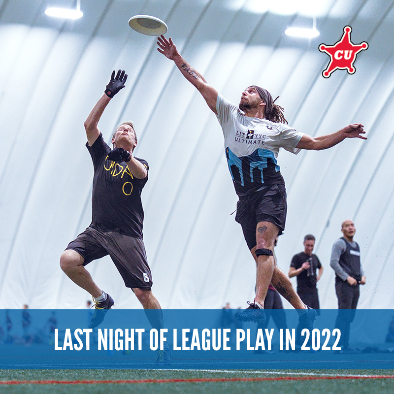 Tomorrow night—12/12/17—is the last night of league play in 2022. With it we wrap an incredible year of ultimate with an incredible community. Check your team page for final match-ups, and remember to register for Winter 2023!
📸: CalActionPhotos
#calgaryultimate #calgarysport