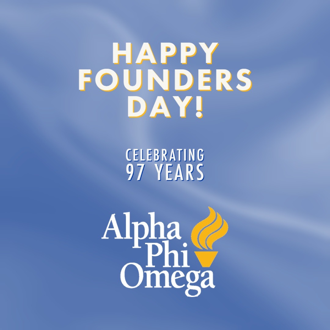 Happy Founders Day, brothers! We are excited to celebrate 97 years of APO! Tag us in your chapter's celebrations! 🤠🥳