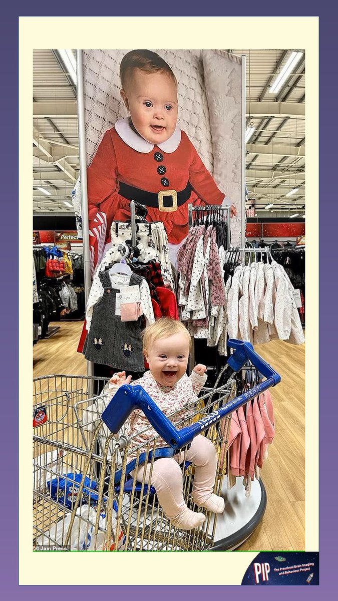 The beauty of #neurodivergent representation! Little Alyssa smiles in front of her christmas campaign for Tesco. Great work by @zebedeeman advocating for alternative appearances in the mainstream. 

#downsyndrome #neurodiversity #inclusion #representation #developmentaldelay