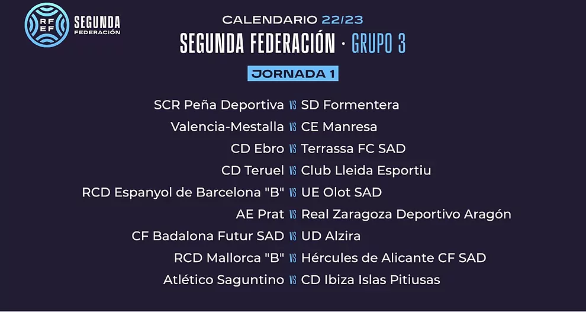 El GRUPO 3 ya esta aquí #SegundaRFEF