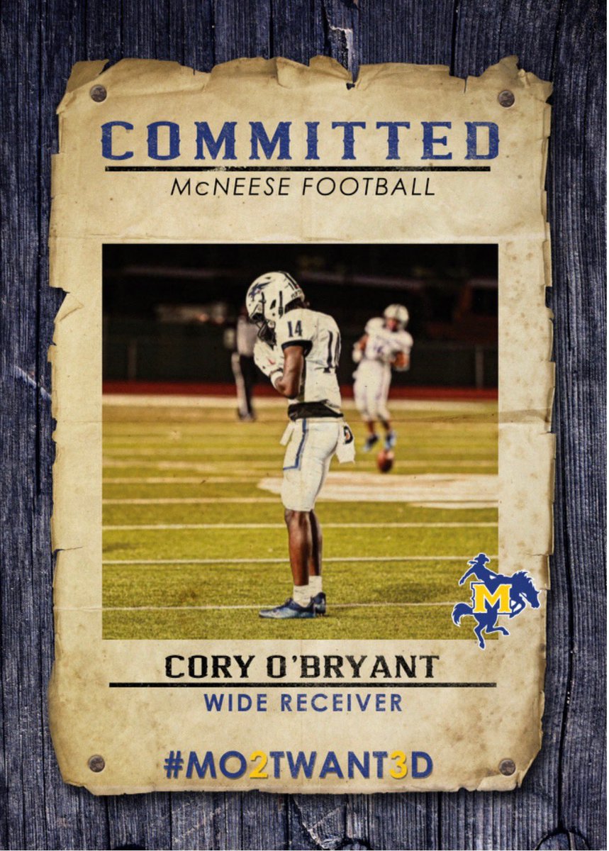 CoryOBryant1's tweet photo. COMMITTED  #geauxpokes 🔵🟡  @CoachGGoff @F_Huggins80 @Football_TMHS @SamParker3271 https://t.co/6DFJhwpcZV