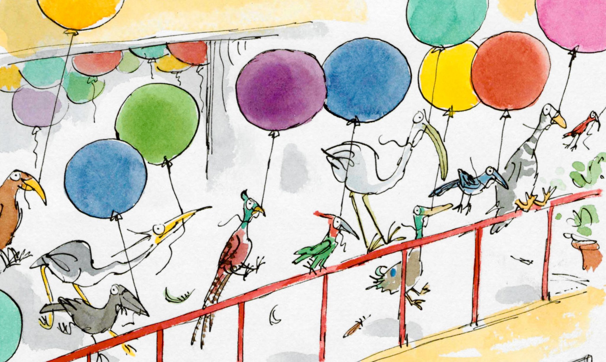 Happy 90th birthday to the one and only Quentin Blake! 