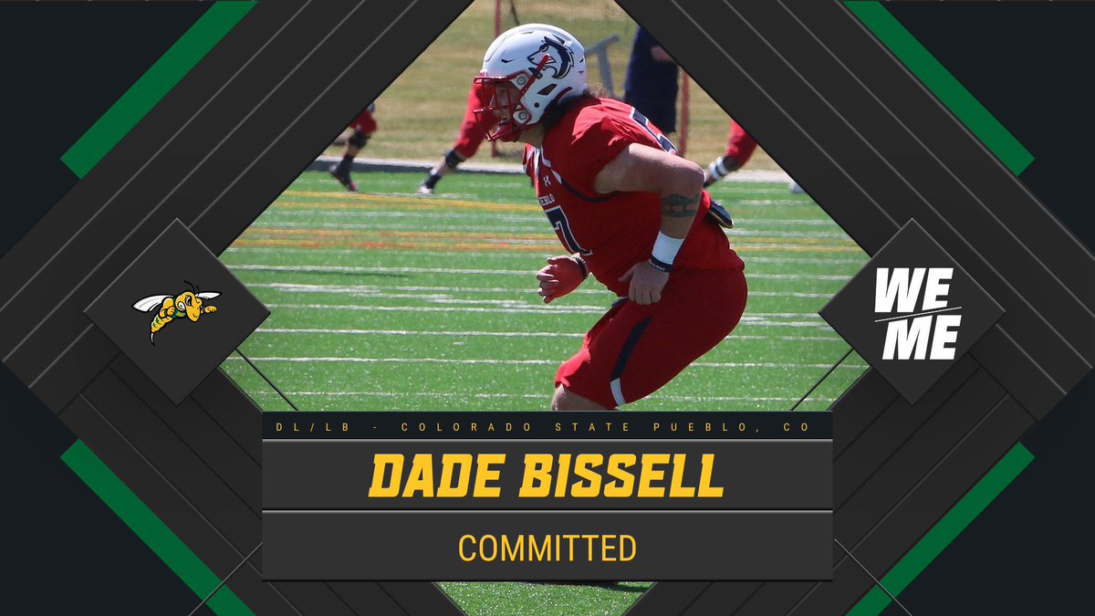 Excited to announce I am committing to Black Hills State University. Thank you to <a href="/BreskeJosh/">Coach Breske</a> and <a href="/CoachJB_Brown/">Coach 'JB' Brown</a> for the opportunity to continue my collegiate career <a href="/BHSUFB/">BHSU Football</a> . Go Jackets!!