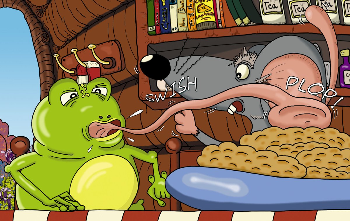 jocanho's tweet photo. You know that unruly guest that comes over and eats all the biscuits... It's enough to put your whiskers on end!

#ChildrensBooks #ChildrensBook #picturebook #picturebooks #children #childrensillustration #children_book #Tea #Toad #mouse #Biscuits #literaryagent #LiteraryAgents https://t.co/mCWOetwgLU