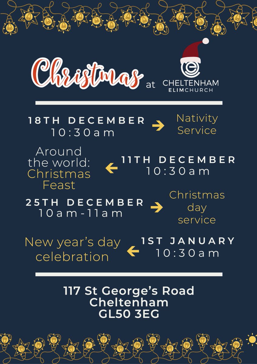 Why not join us this Sunday on St Georges Road as we have our nativity service.
