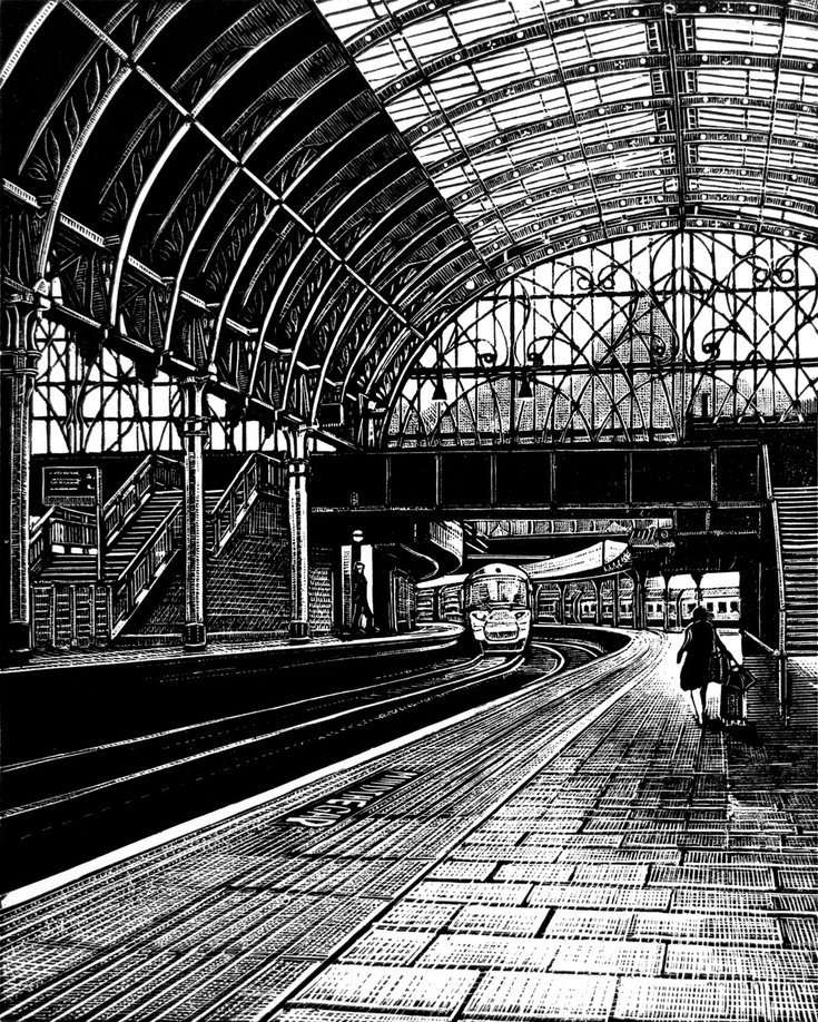 Paddington Station:… by <a href="/RColemanArt/">Rebecca Coleman</a> #signed #etching #art artfinder.com/product/paddin… <a href="/artfinder/">Artfinder</a>