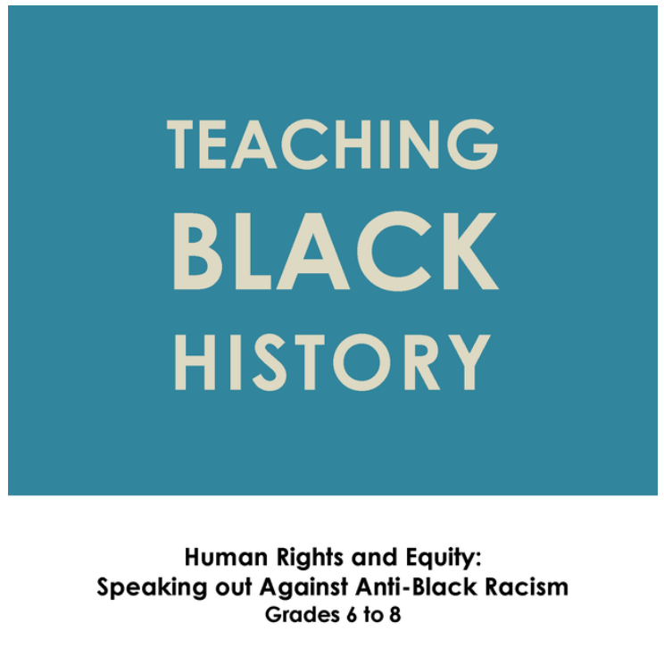 MlleTosh's tweet photo. FREE lesson! Teaching Black History: Human Rights and Equity - Speaking Out Against Anti-Black Racism (Grades 6 to 8) with specific ON curriculum connections @DiversityMusing  @NHenryFundi https://t.co/TnphDQX88H https://t.co/iEiIjnm4nn